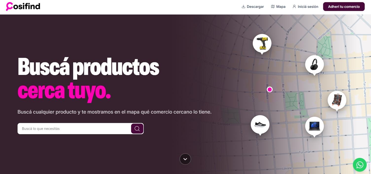 Web de CosiFind