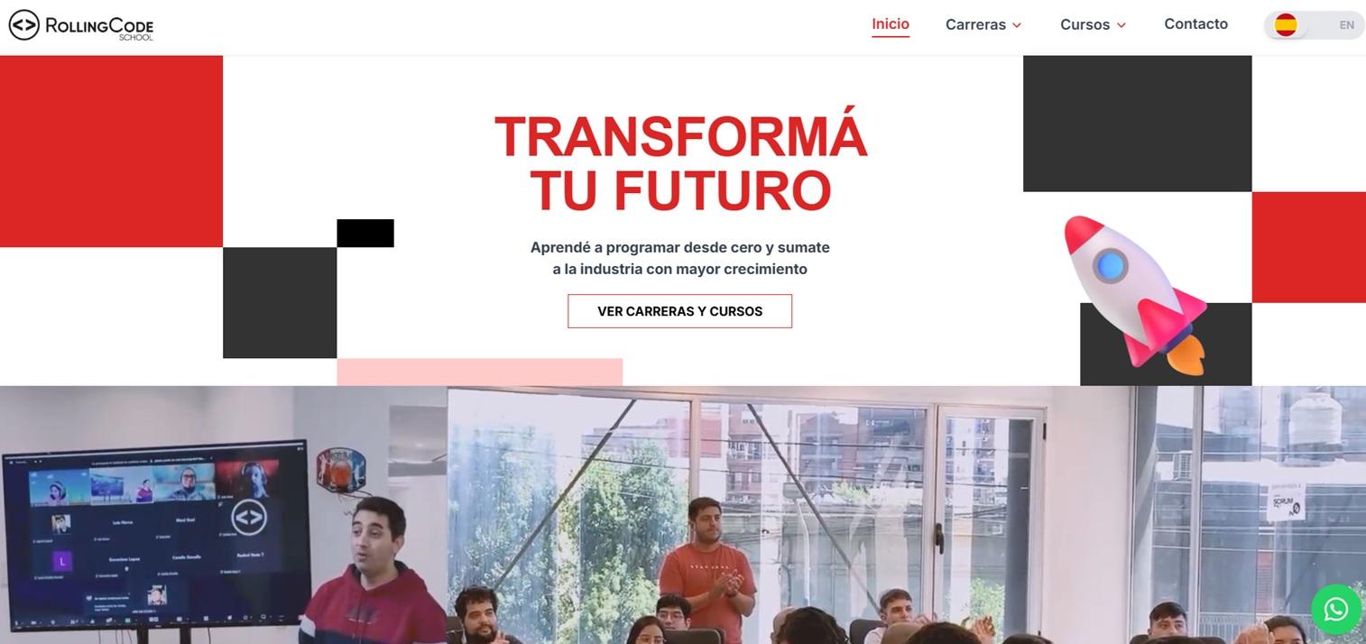 Web de Rolling Code School