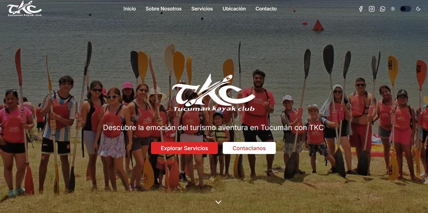 Web de Tucumán Kayak Club